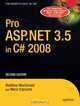 Pro ASP.NET 3.5 in C# 2008, Second Edition, Matthew MacDonald, Mario Szpuszta 