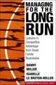 Managing For The Long Run: Lessons In Competitive Advantage From Great Family Businesses, Danny Miller 