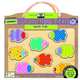 green start Chunky wooden puzzles: swish fish - Earth Friendly Puzzles with Handy carry & storage case, 
