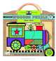 green start wooden puzzles: choo choo - Earth Friendly Puzzles with Handy carry & storage case, 