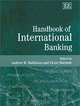 Handbook of International Banking, Andrew W. Mullineux, Victor Murinde 