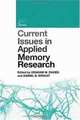 Current Issues in Applied Memory Research (Current Issues in Memory), 