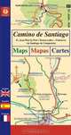 Camino de Santiago Maps / Mapas / Cartes: St. Jean Pied de Port/Roncesvalles - Finisterre via Santiago de Compostela, John Brierley 