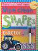 Trace, Stick and Learn Wipe Clean Shapes Activity Book, Make Believe Ideas 