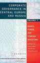 Corporate Governance in Central Europe and Russia: Banks, Funds and Foreign Investors (WORLD BANK/CEU PRIVATIZATION PROJECT), Roman Frydman, Cheryl W. Gray, Andrzej Rapaczynski, Cheryl Williamson Gray, Central European University 
