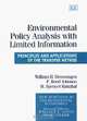 Environmental Policy Analysis With Limited Information: Principles and Applications of the Transfer Method (New Horizons in Environmental Economics.), William H. Desvousges, F. Reed Johnson, H. Spencer Banzhaf 