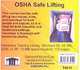 OSHA Safe Lifting, Daniel, MD Farb, Bruce Gordon, Daniel Farb 