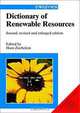 Dictionary of Renewable Resources, Hans Zoebelein 