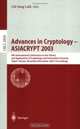 Advances in Cryptology - ASIACRYPT 2003 : 9th International Conference on the Theory and Application of Cryptology and Information Security, Taipei, Taiwan, ... (Lecture Notes in Computer Science), 