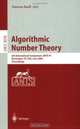 Algorithmic Number Theory : 6th International Symposium, ANTS-VI, Burlington, VT, USA, June 13-18, 2004, Proceedings (Lecture Notes in Computer Science), 