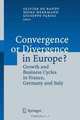 Convergence or Divergence in Europe?: Growth and Business Cycles in France, Germany and Italy, 