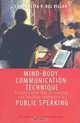 Mind-Body Communication Technique: An Alternative Way of Learning and Teaching Confidence in Public Speaking, Carmencita P. Del Villar 