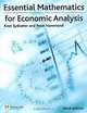 Essential Mathematics for Economic Analysis, Knut Sydsaeter, Peter Hammond 