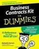 Business Contracts Kit for Dummies (With CD-ROM), Richard D. Harroch 