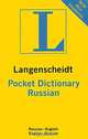 Langenscheidt Pocket Dictionary Russian: Russian-English / English-Russian, 