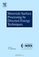 Materials Surface Processing by Directed Energy Techniques, Yves Pauleau 