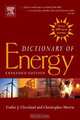 Dictionary of Energy, Cutler J. Cleveland 