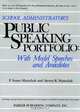 School Administrator?s Public Speaking Portfolio, P. Susan Mamchak 