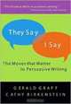 They Say/I Say – The Movies That Matter in Persuasive Writing, Gerald Graff 