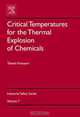 Critical Temperatures for the Thermal Explosion of Chemicals, Takashi Kotoyori 