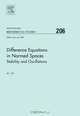 Difference Equations in Normed Spaces,206, Michael Gil 