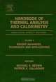 Handbook of Thermal Analysis and Calorimetry,5, Michael E. Brown 