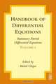 Handbook of Differential Equations: Stationary Partial Differential Equations,6, Michel Chipot 