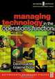 Managing Technology in the Operations Function, David Loader 