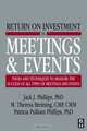 Return on Investment in Meetings & Events, Jack J. Phillips 