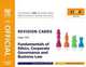 CIMA Revision Cards Fundamentals of Ethics, Corporate Governance & Business Law, David Sagar 