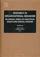 Research in Organizational Behavior,26, Barry Staw 