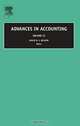 Advances in Accounting,23, Philip M J Reckers 