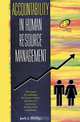 Accountability in Human Resource Management, Jack J. Phillips 