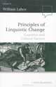 Principles of Linguistic Change, Cognitive and Cultural Factors, William Labov 