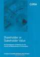 Shareholder or Stakeholder Value, S. Cooper 