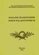 Каталог палеотипов. Index Paleotyporum, 