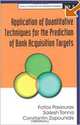 Application of Quantitative Techniques for the Prediction of Bank Acquisition Targets, Fotios Pasiouras, Sailesh Tanna, Constantin Zopounidis 