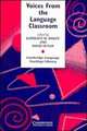 Voices Fromthelanguage Classroom: Qualitative Research In Second Language Education, 