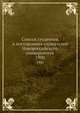 Список студентов и посторонних слушателей Новороссийского университета. 1900, Коллектив авторов 