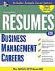 Resumes for Business Management Careers, The Editors of McGraw-Hill 
