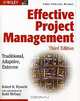 Effective Project Management: Traditional, Adaptive, Extreme (+ CD-ROM), Robert K. Wysocki, Rudd McGary 