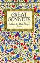 Great Sonnets, Edited by Paul Negri 