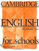 Cambridge English for Schools, Level 1, Workbook, Andrew Littlejohn, Diana Hicks 