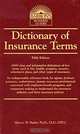 Dictionary of Insurance Terms, Harvey W. Rubin 