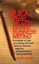 Quick Tips for Better Business Writing, Gary Blake 