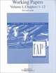 Working Papers Volume 1, 