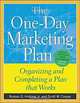The One-Day Marketing Plan : Organizing and Completing a Plan that Works, Roman G. Hiebing, Scott W. Cooper 