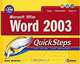 Microsoft Office Word 2003 QuickSteps (QuickSteps), Martin S. Matthews 