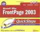 Microsoft Office FrontPage 2003 QuickSteps (Quicksteps), Martin Matthews 