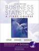 Business Statistics: A First Course and CD-ROM, Third Edition, David M. Levine, Timothy C. Krehbiel, Mark L. Berenson 